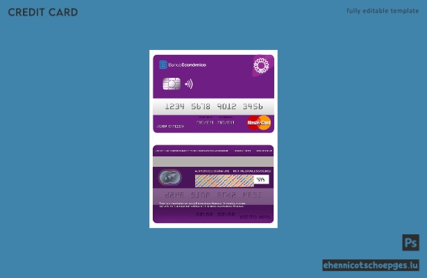 Angola Bank Economio Mastercard Beispielvorschau